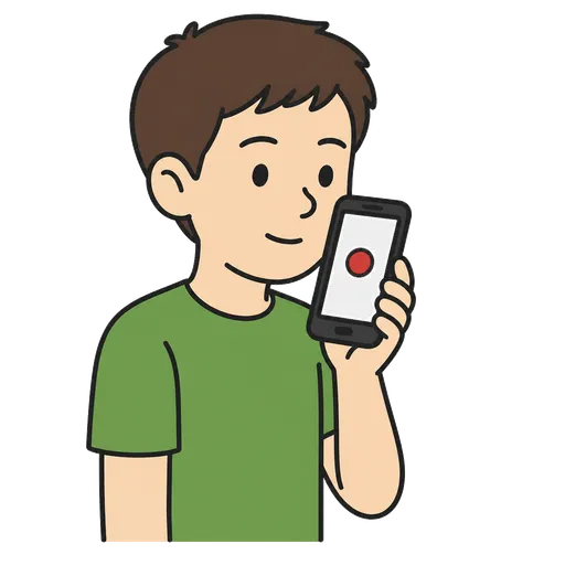 AAC pictogram: recording