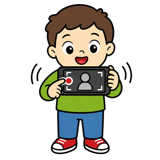 Pictograma CAA: graba un video corto
