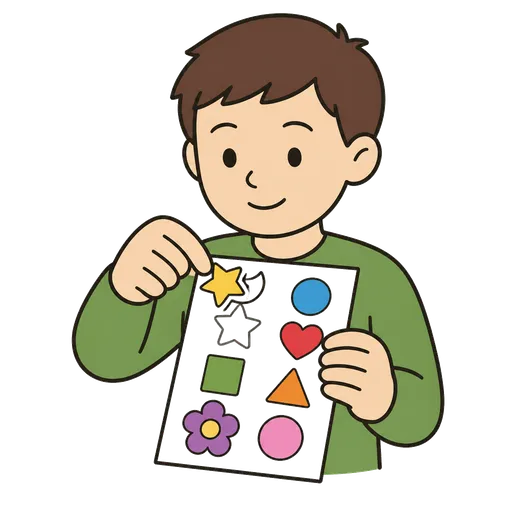Piktogram AAC: naklejka