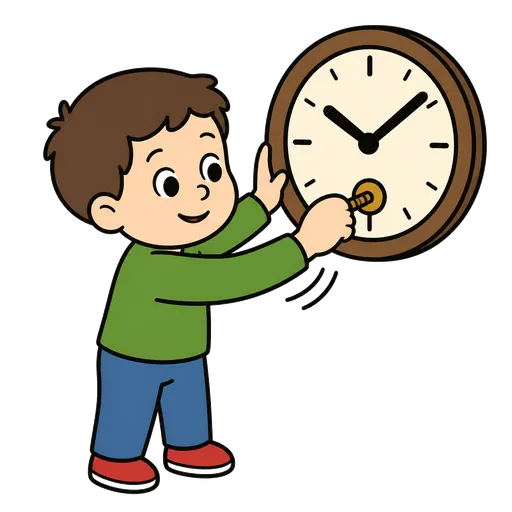 Pittogramma CAA: caricare un orologio