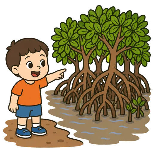 AAC-Piktogramm: Mangroven