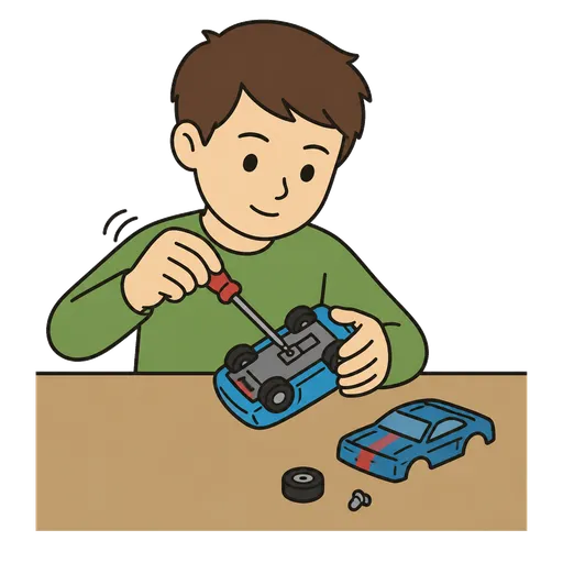 AAC-Piktogramm: Spielzeug reparieren