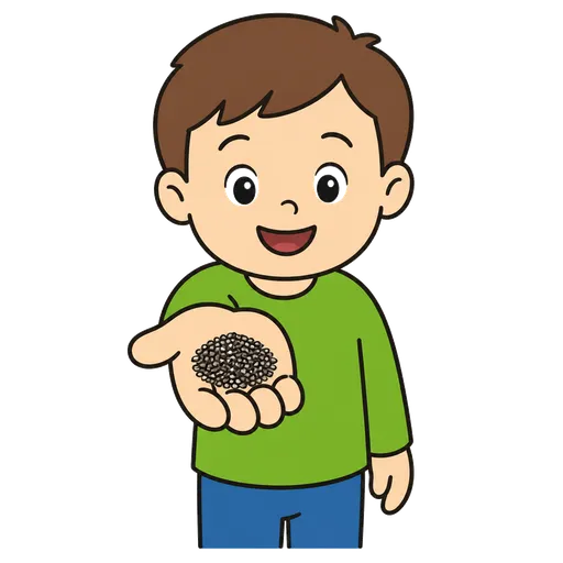 Piktogram AAK: semena chia