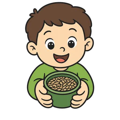 Piktogram AAC: nasiona trawy