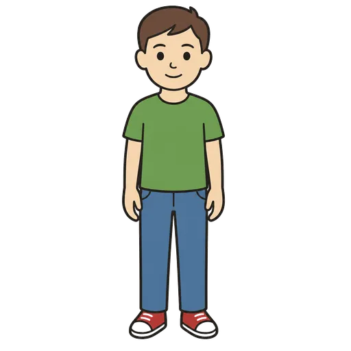 AAC pictogram: school child