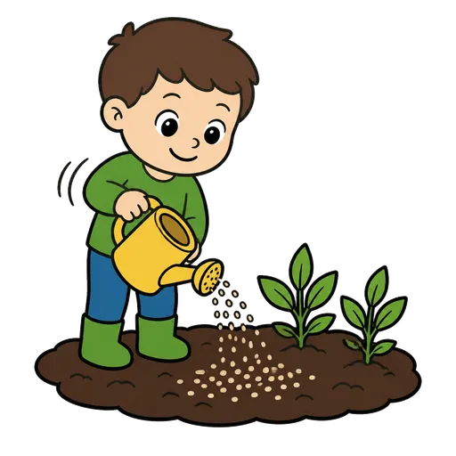 AAC pictogram: fertilize