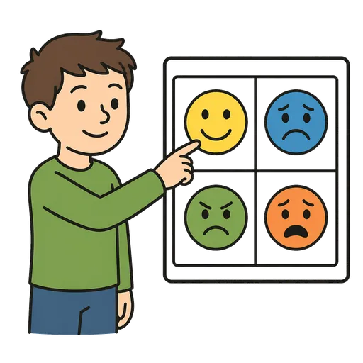 Pictograma CAA: Yo nombro mi emoción