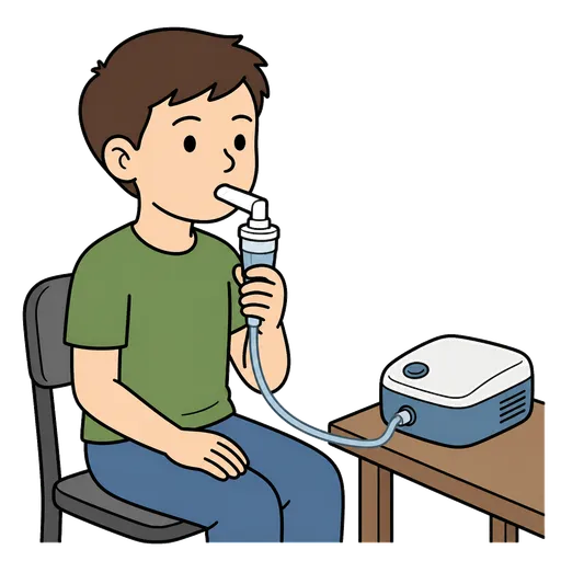 Piktogram AAC: nebulizator