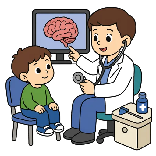 Piktogram AAC: neurolog dziecięcy