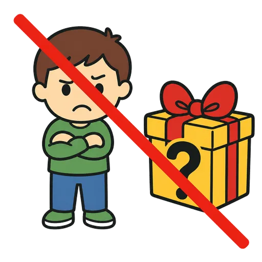 Pittogramma CAA: Non mi piacciono le sorprese