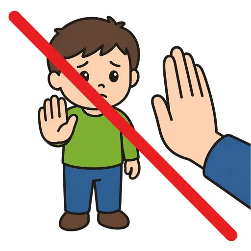 Pictograma CAA: No te vayas