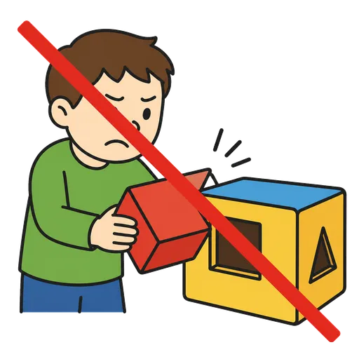 Piktogram AAK: doesn't fit