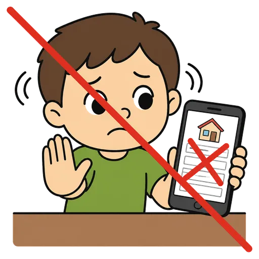 Piktogram AAK: Nedávám svou adresu na internetu