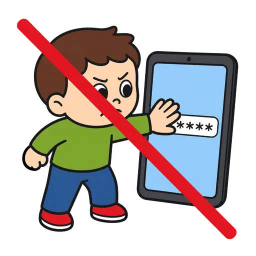 Pittogramma CAA: Non sto dando a nessuno una password