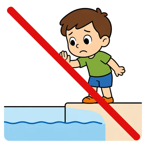 Pittogramma CAA: Non sto andando in acqua bassa