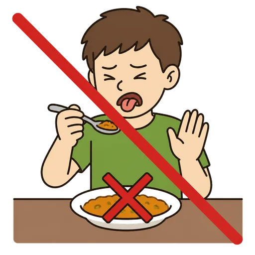 AAC-Piktogramm: Schmeckt mir nicht gut