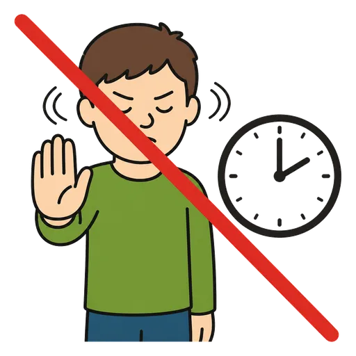 Pittogramma CAA: Non adesso