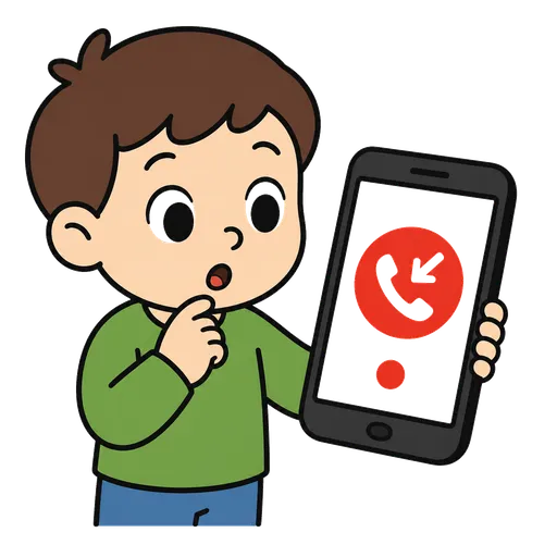 Pictograma CAA: llamada perdida
