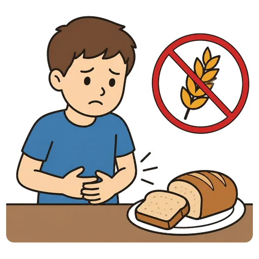 Piktogram AAC: nietolerancja glutenu