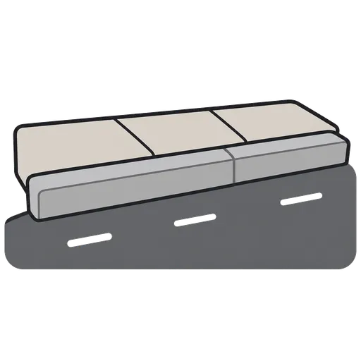 Piktogram AAC: niski krawężnik
