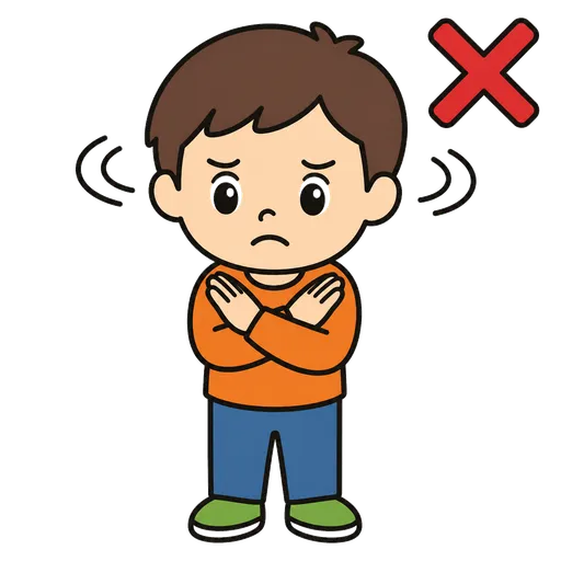 Piktogram AAC: no dobrze