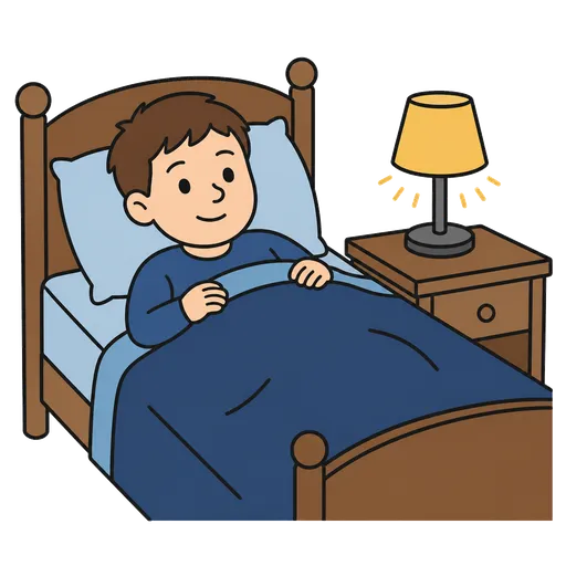 Pittogramma CAA: soggiorno notturno