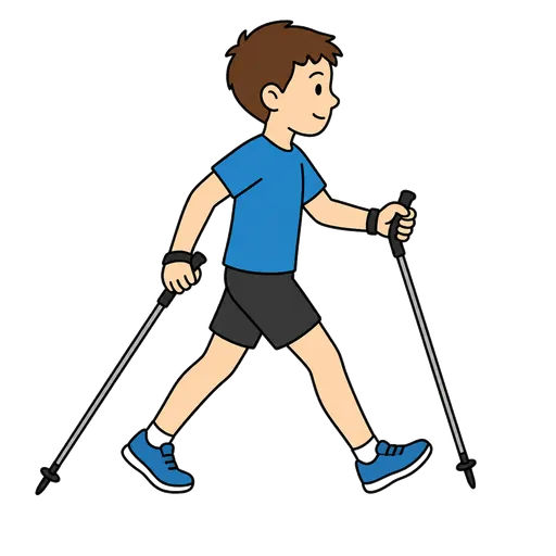 Piktogram AAC: nordic walking