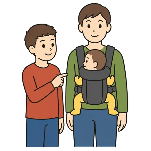 AAC-Piktogramm: Babytrage