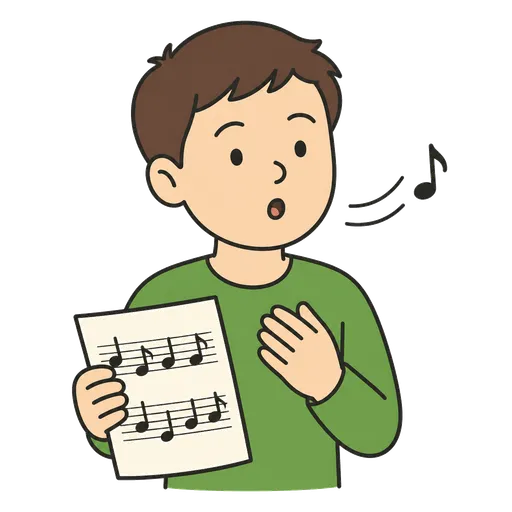 Piktogram AAK: bzučení melodie