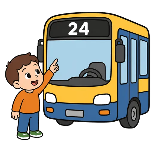 Piktogram AAC: numer autobusu