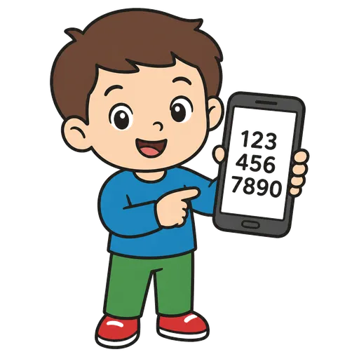Pictograma CAA: número de teléfono