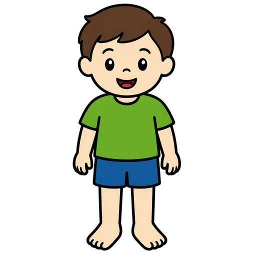 Piktogram AAC: obie nogi
