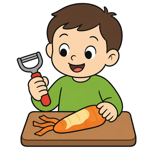 Piktogram AAC: obieraczka