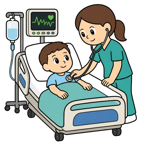 Pittogramma CAA: osservazione in ospedale