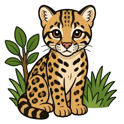 Piktogram AAC: ocelot