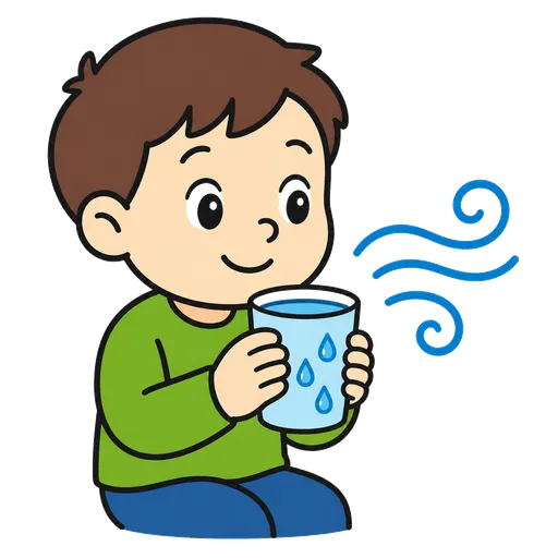 AAC pictogram: cooling down