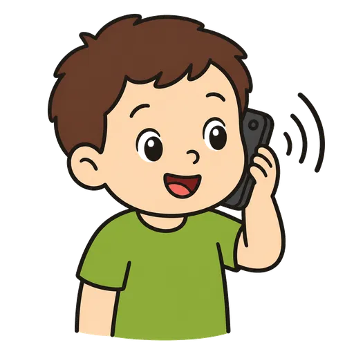 Pictograma CAA: contestando el teléfono