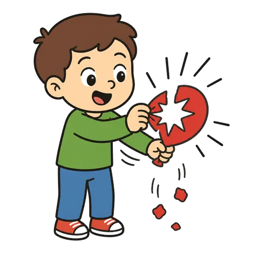 AAC pictogram: Popping balloon