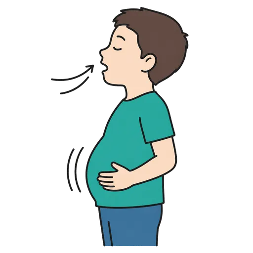Piktogram AAC: oddech balonowy