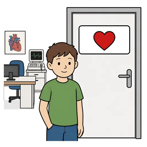 Pictograma CAA: departamento de cardiología