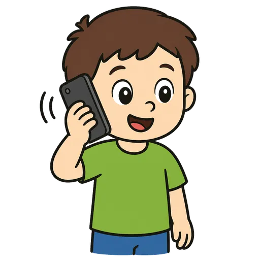 Pictograma CAA: contestar el teléfono