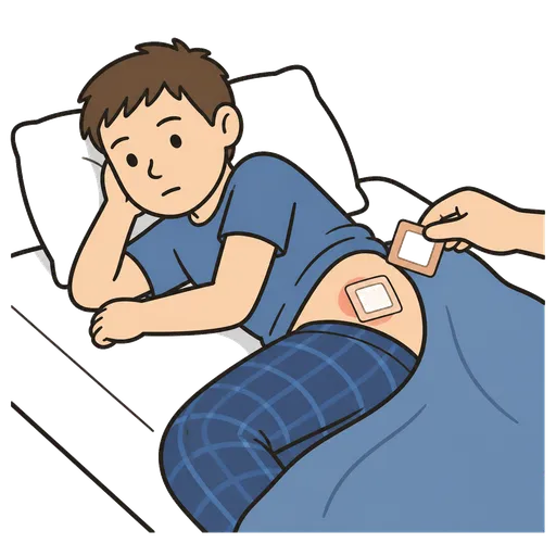 Piktogram AAC: odleżyny