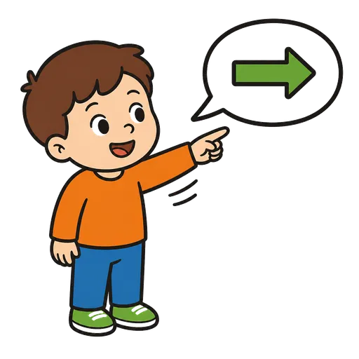 AAC pictogram: to mention