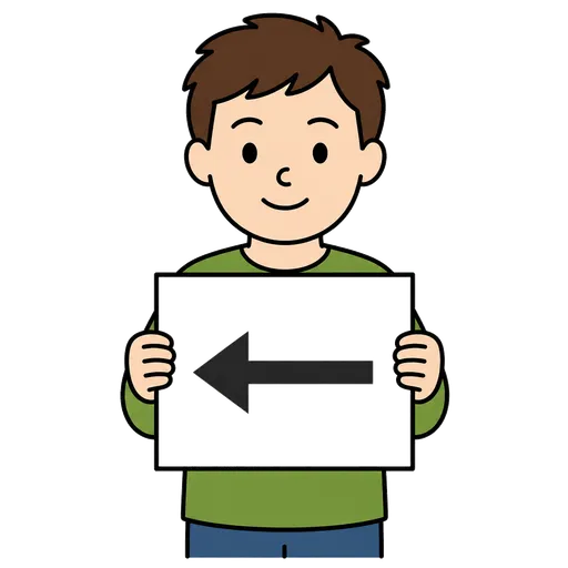 AAC pictogram: backwards