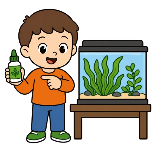 AAC-Piktogramm: Aquarienpflanzendünger