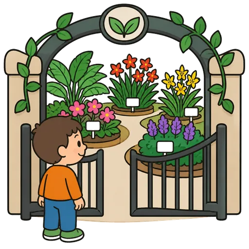 Piktogram AAC: ogród botaniczny