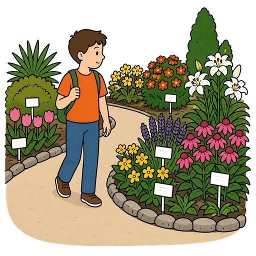 Piktogram AAK: botanická zahrada