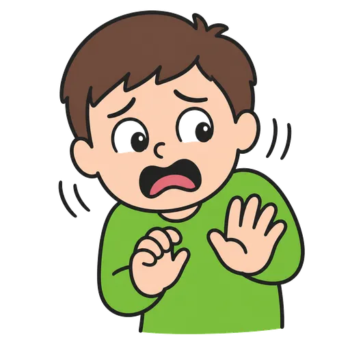 Piktogram AAC: okropny