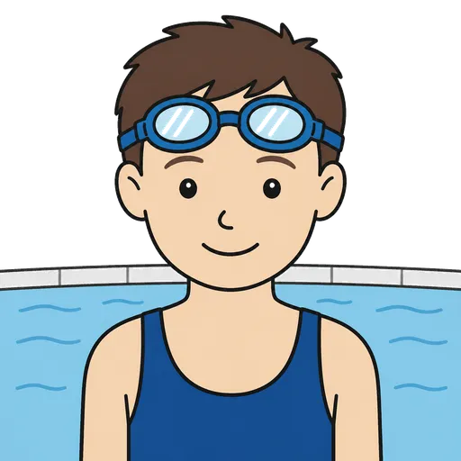 Piktogram AAC: okulary do pływania