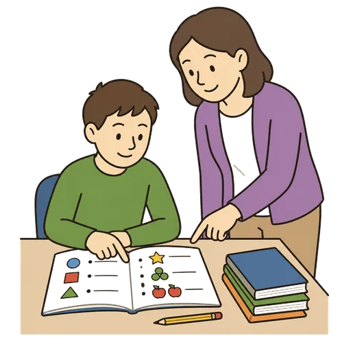 Pictogramme CAA : enseignant spécialisé